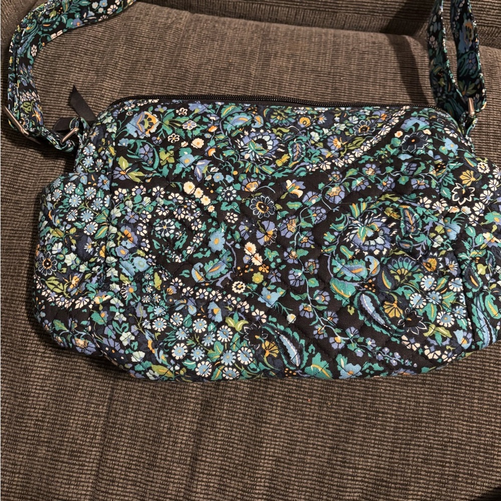 Vera Bradley Dreamer Paisley on the Go Crossbody Bag